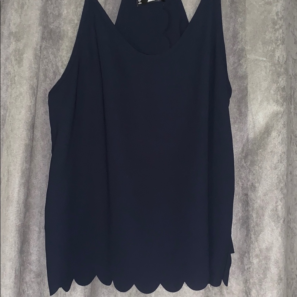 Open Back Tank Top